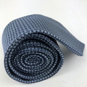 Brooks Brothers Makers Mens Pure Silk Blue TIE